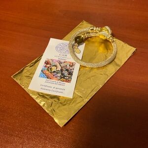 Glass Of Venice Murano Glass/Bracelet Italian/ Sparkling Beads Hand ✨